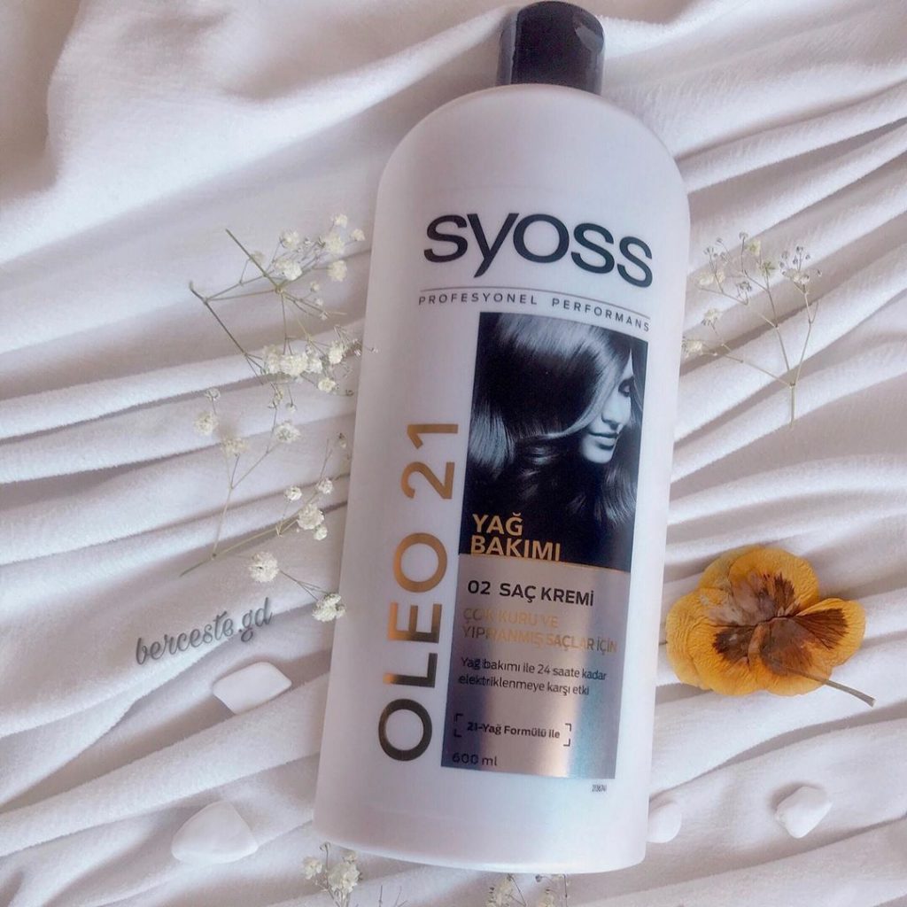 نرم کننده سایوس مدل SYOSS OLEO 21 برای موهای آسیب دیده و خیلی خشک حجم 550 میل