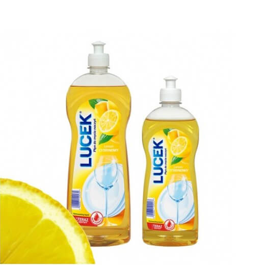 مایع ظرفشویی لیمویی لوچک Lucek حجم 1 لیتری