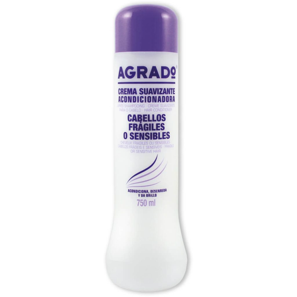 نرم کننده تخصصی آگرادو Agrado برای موهای حساس و شکننده حجم 750 میلی