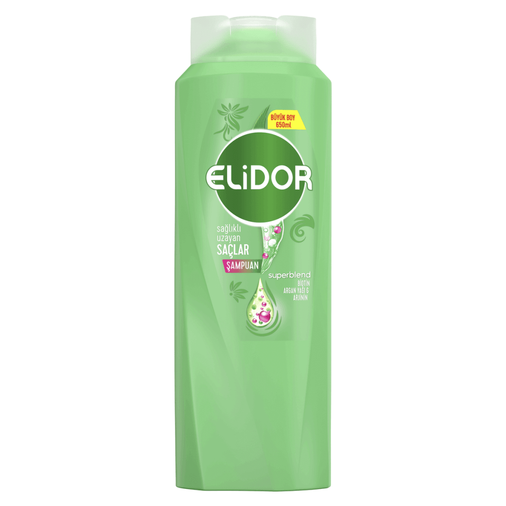 شامپو الیدور Elidor سبز مخصوص رشد و تقویت مو حجم 500 میلی ارس یاب