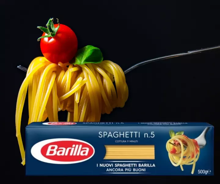 ماکارونی اسپاگتی مدل n.5 باریلا Barilla حجم 500 گرمی