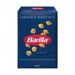 خرید و قیمت ماکارونی گوش ماهی ریز باریلا Barilla مدل Conchiglie RIGATE حجم 500 گرمی
