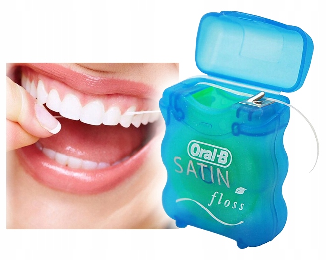 نخ دندان نعنایی اورال بی Oral-B مدل Satin Tape اصل انگلیس