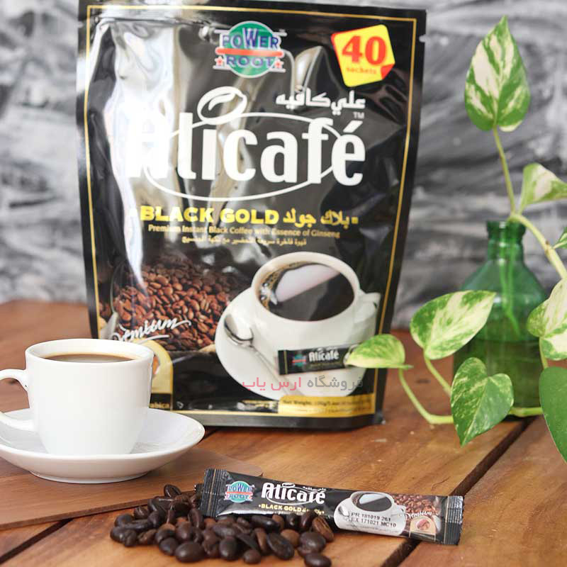 قهوه فوری بلک گلد علی کافه Alicafé اورجینال