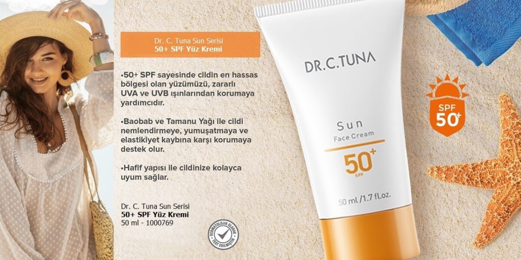 کرم ضد آفتاب فارماسی Farmasi با Spf 50 برای پوست حساس حجم 50 میل ارس یاب