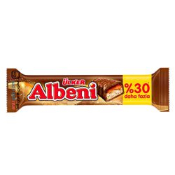 شکلات آلبنی ÜLKER با مغز کارامل و شکلات ۳۰٪ اکسترا وزن ۵۲ گرم