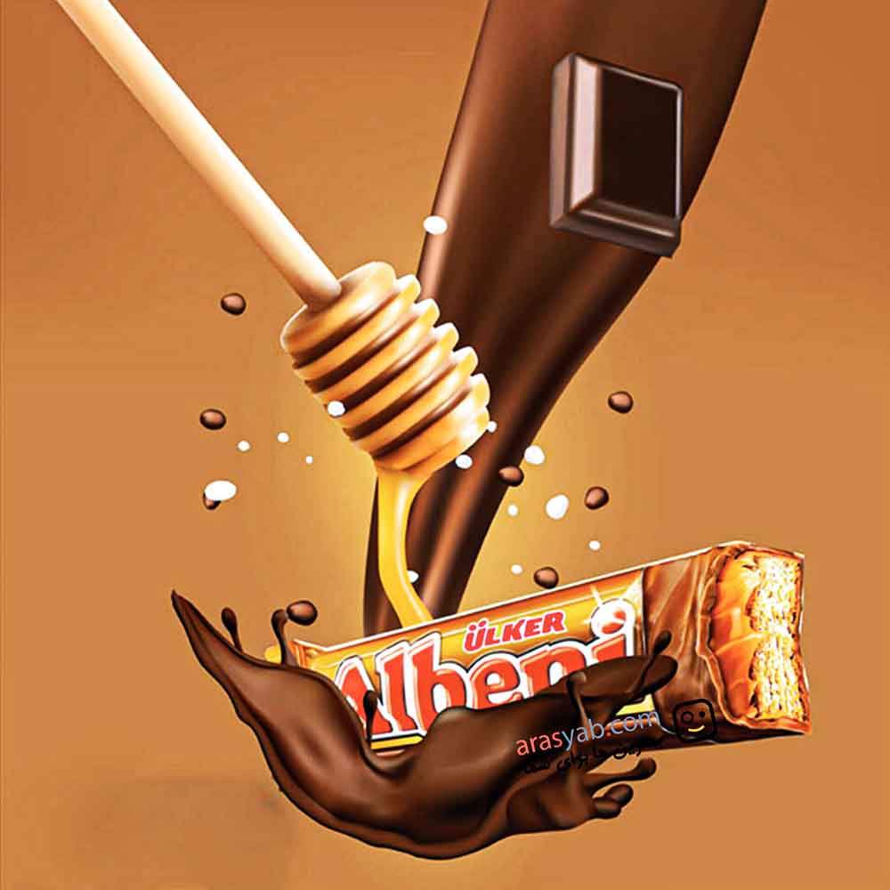 شکلات آلبنی ÜLKER با مغز کارامل و شکلات ۳۰٪ اکسترا 