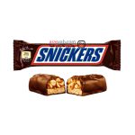 شکلات اسنیکرز SNICKERS اصل با مغز بادام زمینی و کارامل وزن ۵۰ گرم
