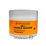 ماسک موی کراتین بایفاس byphasse درمان و بازسازی مو های خشک حجم ۲۵۰ میل
