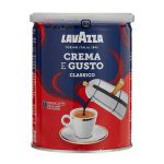 قهوه کلاسیک لاوازا مدل crema e gusto با درجه غلظت ۷ و رست مدیوم