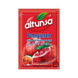 پودر شربت انار آلتونسا ALTUNSA نوشیدنی فوری با طعم خنک و دلنشین وزن ۹ گرم