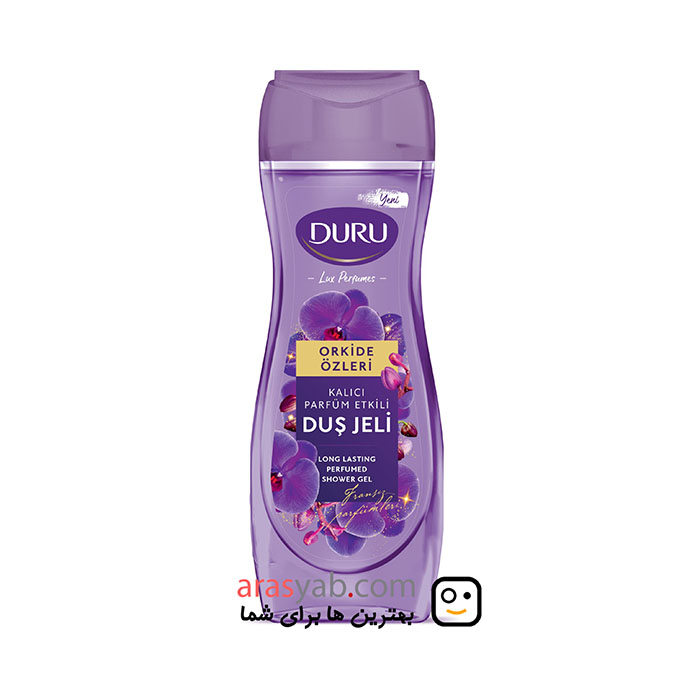 شامپو بدن معطر گل ارکیده دورو Duru با رایحه لوکس و ماندگار حجم 450 میل — تصویر ۴