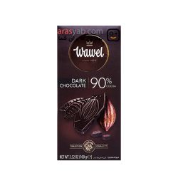 شکلات تلخ 90% واول Wawel مدل dark chocolate وزن 100 گرم ارس یاب
