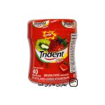 آدامس بدون قند تریدنت Trident با طعم توت فرنگی و کیوی بسته 40 عددی ارس یاب
