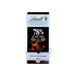 شکلات تلخ 78% لینت lindt excellence مدل Smooth dark وزن 100 گرم ارس یاب